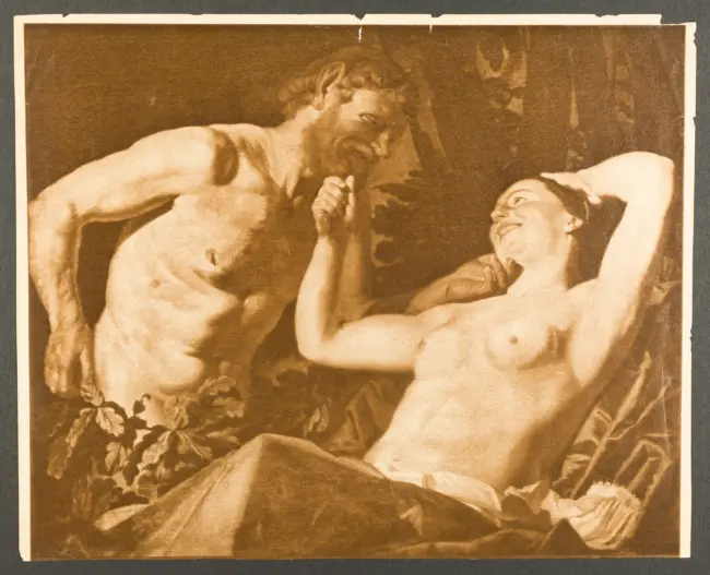 Satiro e ninfa