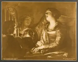 Kgl. Gemäldegalerie Cassel. Gerard van Honthorst. Die Heilige Cäcilie