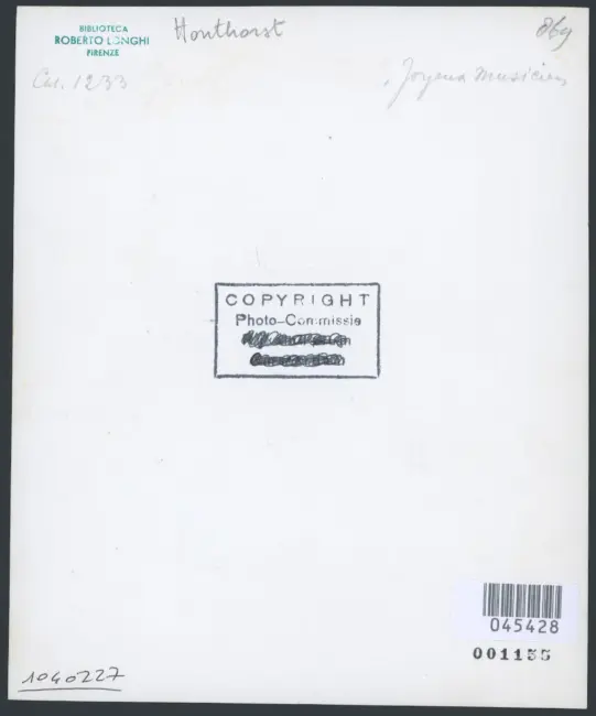 Honthorst Gerrit van (Gherardo delle Notti) - sec. XVII - Suonatore di violino con bicchiere di vino