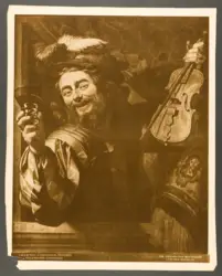 Rijksmusuem Amsterdam. Gerard van Honthorst. Lustiger Musikant