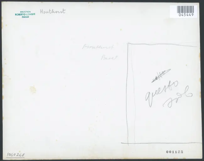 Honthorst Gerrit van (Gherardo delle Notti) - sec. XVII - Caccia alle pulci a lume di candela