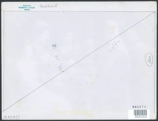 Zingara che predice la fortuna - Gherardo delle Notti pit.