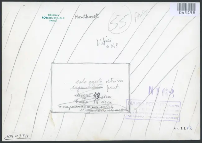 Honthorst Gerrit van (Gherardo delle Notti) - sec. XVII - Banchetto con suonatore di liuto