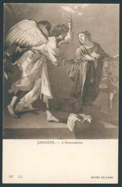 Janssens. - L'Annunciation. Musée de Gand