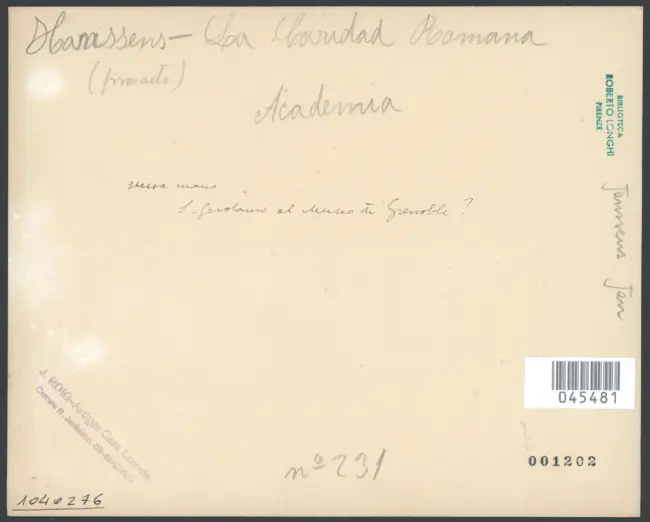 Janssens Jan - sec. XVII - Carità romana