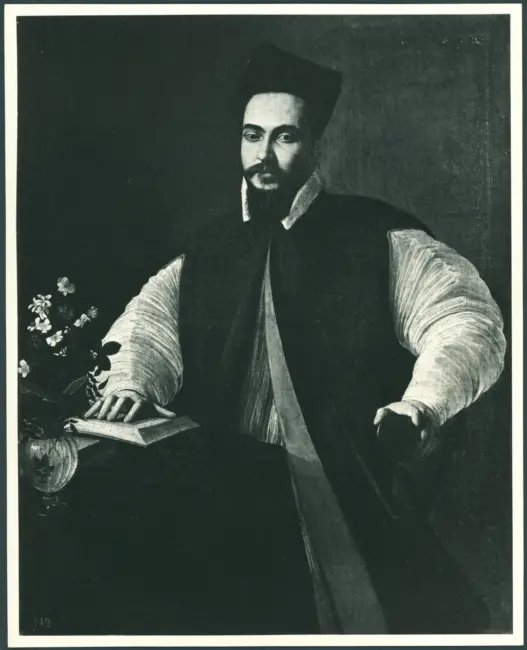 Ritratto di Maffei Barberini con libro e fiori