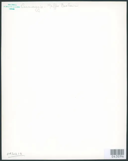 Merisi Michelangelo (Caravaggio) - sec. XVI - Ritratto di Maffei Barberini