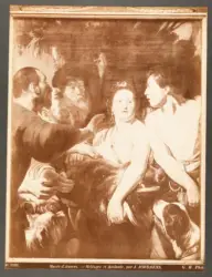 Musée d'Anvers. - Meléagre et Atalante, par J. Jordaens.