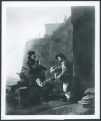 Roma - Galleria Arte Antica. Peter van Laer. L'acquavitaro