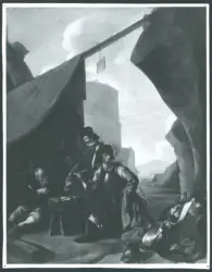 Laer Pieter van (Bamboccio) - sec. XVII - Il tabaccaio