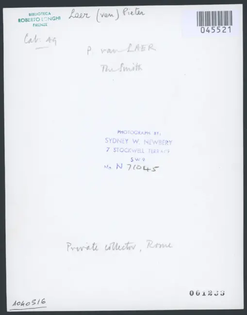 P. van Laer. The Smith. Private collection, Rome