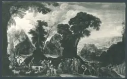 Elsheimer Adam  - sec. XVII - Incontro di Giacobbe con Esaù (?)