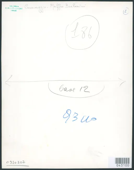 Merisi Michelangelo (Caravaggio) - sec. XVI - Ritratto di Maffei Barberini