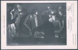 Nantes - Musée des Beaux-Arts. École Française. G. de La Tour (XVIIe siècle). Le Reniement de St-Pierre