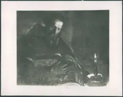 La Tour Georges de - sec. XVII - Santo (francescano?) che legge