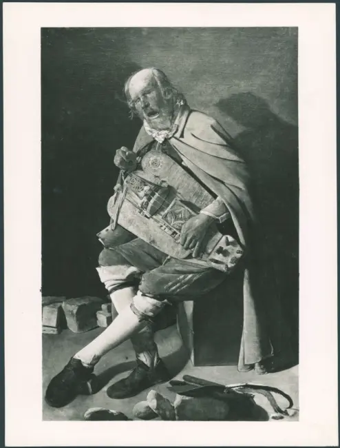 La Tour Georges de - sec. XVII - Suonatore di ghironda