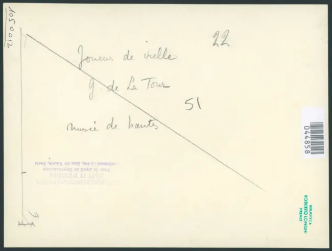 La Tour Georges de - sec. XVII - Suonatore di ghironda