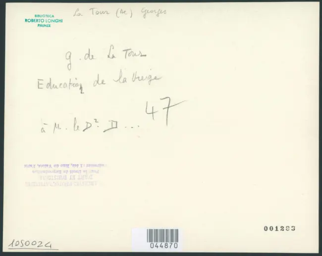 La Tour Georges de - sec. XVII - Educazione di Maria Vergine