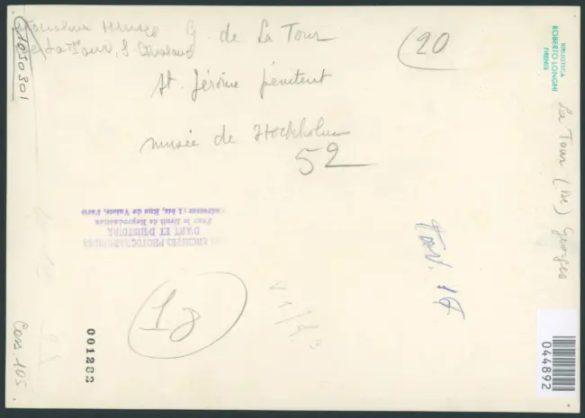 La Tour Georges de - sec. XVII - San Girolamo penitente