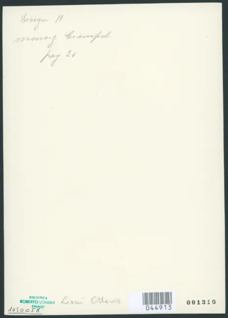 Leoni Ottavio - sec. XVII - Ritratto di monsignor Giovanni Ciampoli