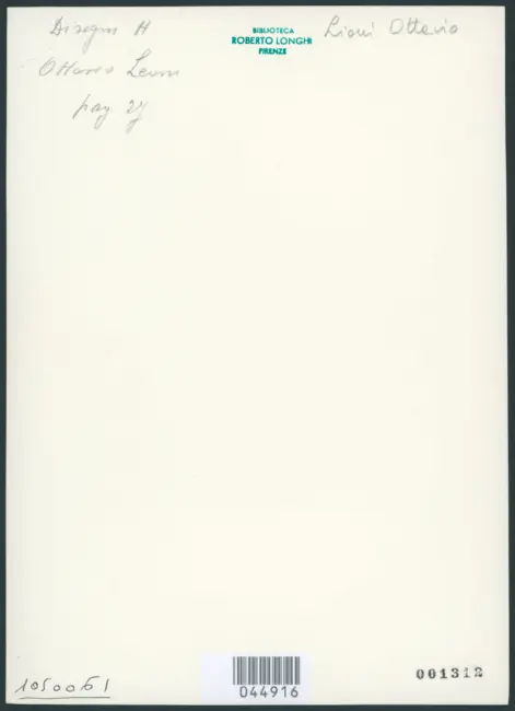 Leoni Ottavio - sec. XVII - Autoritratto di spalle