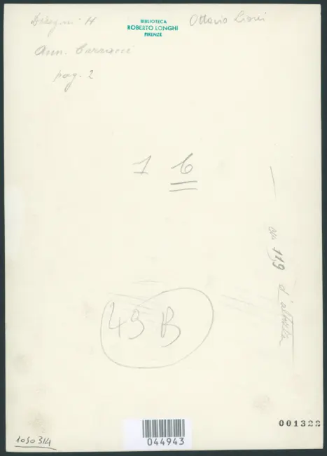 Leoni Ottavio - sec. XVII - Ritratto di Annibale Carracci