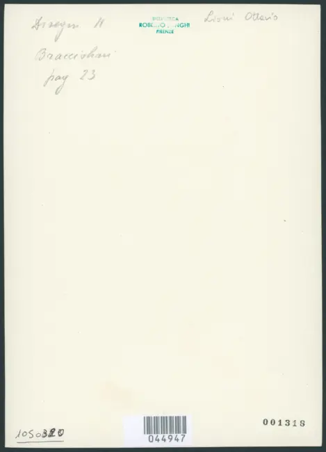 Leoni Ottavio - sec. XVII - Ritratto di Francesco Bracciolini