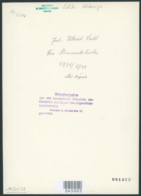 Joh. Ulrich Loth. Die Himmelsleiter