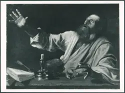 Loth Johann (Hans) Ulrich - sec. XVII - Visione di san Girolamo