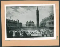 Liss Johann - sec. XVII - Veduta di piazza San Marco a Venezia