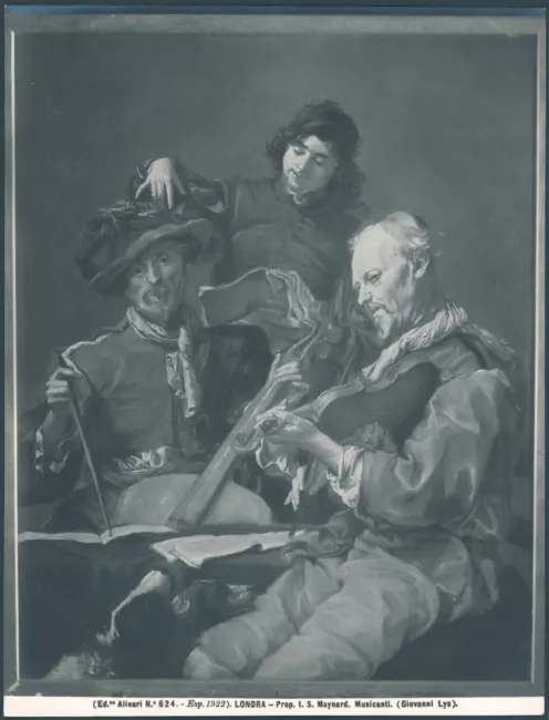 Londra - Prop. I. S. Maynard. Musicanti. (Giovanni Lys).