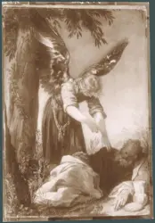 Liss Johann - sec. XVII - Apparizione dell'angelo ad Elia