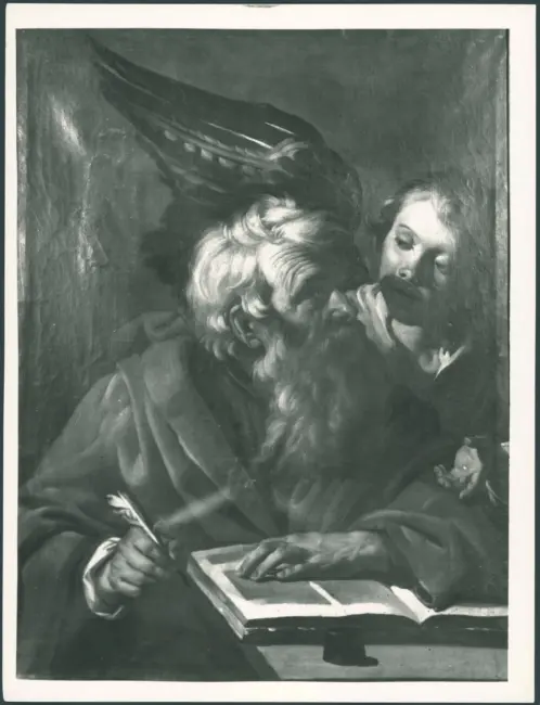 Zaragozza - La Seo. Sacristia Mayor. "S. Mateo Evangelista". S. XVII