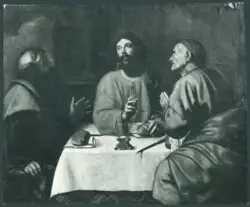 Maestro dell'Emmaus Heim - sec. XVII - Cena in Emmaus