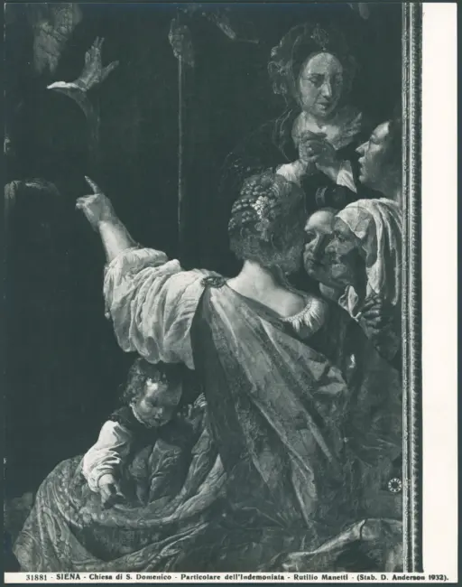 Sant'Antonio Abate libera dal demonio una donna