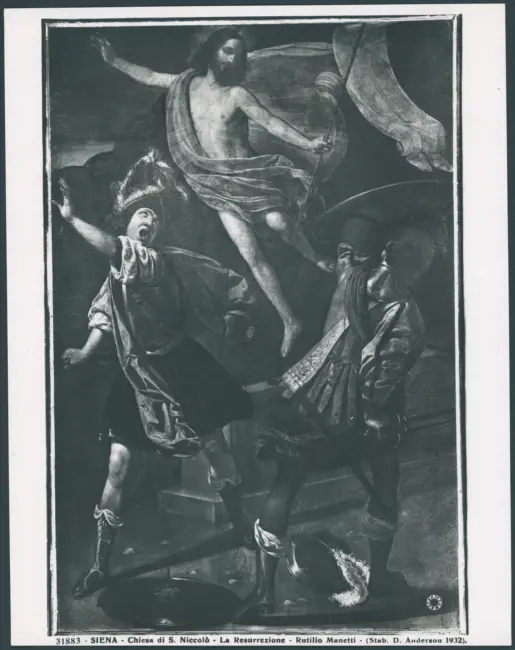 Siena - Chiesa di S. Niccolò - La Resurrezione - Rutilio Manetti