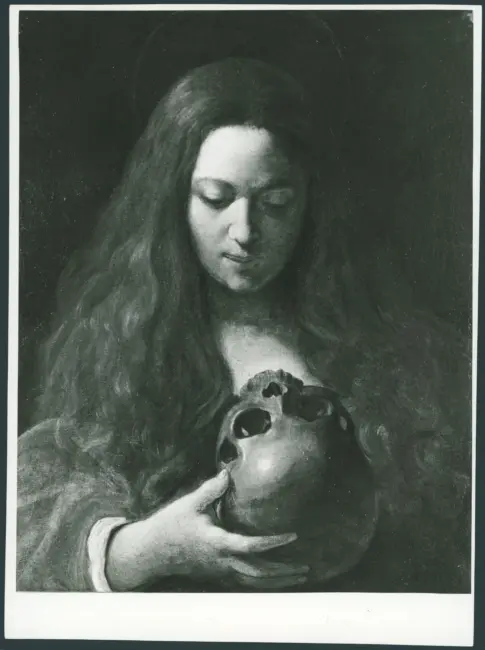 Scuola toscana - sec. XVII - Santa Maria Maddalena penitente