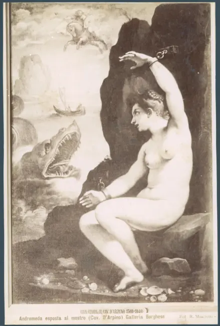 Andromeda esposta al mostro (Cav. D'Arpino) Galleria Borghese