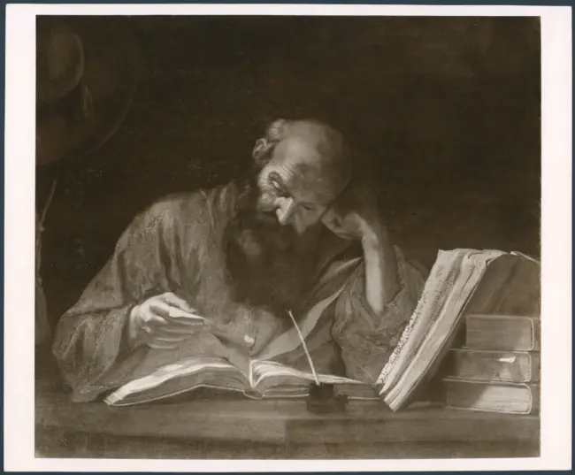 Manetti Rutilio (scuola) - sec. XVII - San Girolamo nello studio