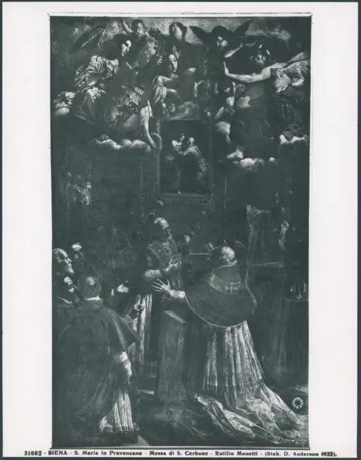 Siena - S. Maria in Provenzano - Messa di S. Cerbone - Rutilio Manetti