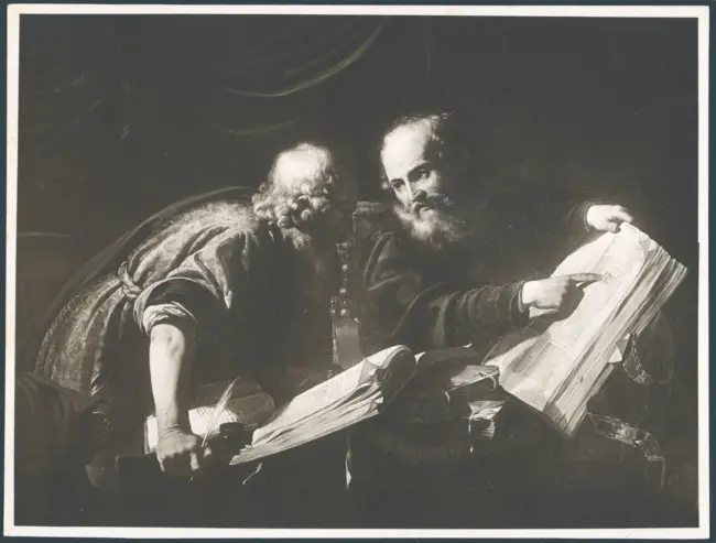 Manetti Rutilio - sec. XVII - I profeti Geremia e Baruch