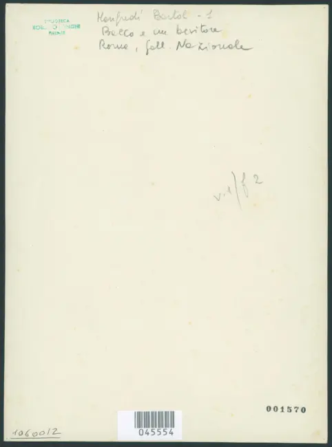Manfredi Bartolomeo - sec. XVII - Bacco e bevitore