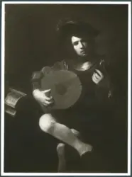 Manfredi Bartolomeo; Manfredi Bartolomeo (scuola) - sec. XVII; sec. XVII - Suonatore di liuto