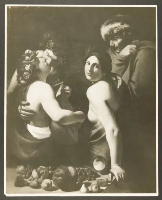 Manfredi Bartolomeo - sec. XVII - Allegoria delle quattro Stagioni
