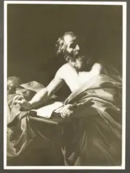 Manfredi Bartolomeo - sec. XVII - San Girolamo scrivente