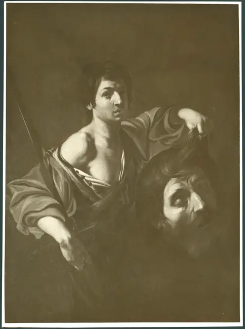 Manfredi Bartolomeo - sec. XVII - David con la testa di Golia