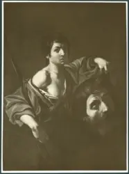 Manfredi Bartolomeo - sec. XVII - David con la testa di Golia
