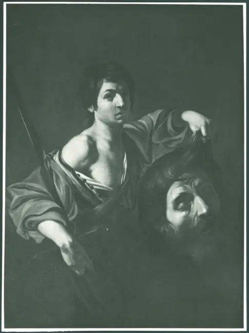 Manfredi Bartolomeo - sec. XVII - David con la testa di Golia