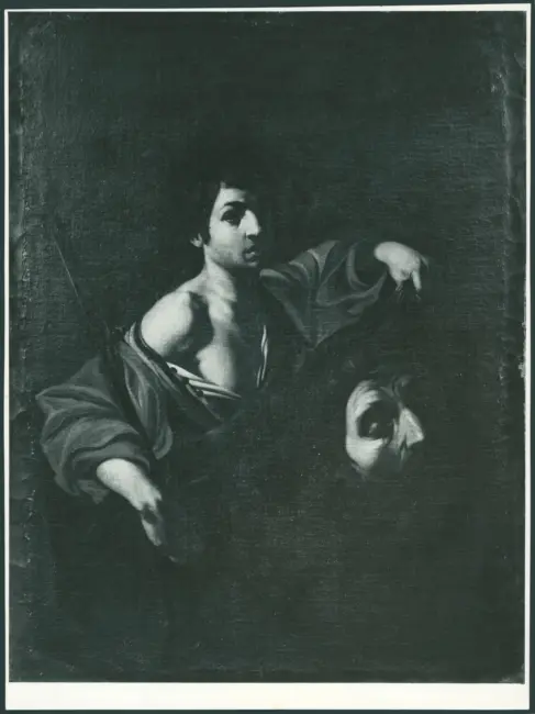 Manfredi Bartolomeo - sec. XVII - David con la testa di Golia