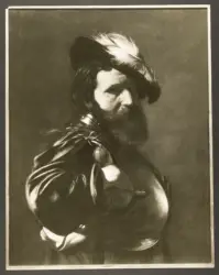 Manfredi Bartolomeo - sec. XVII - Ritratto di figura maschile